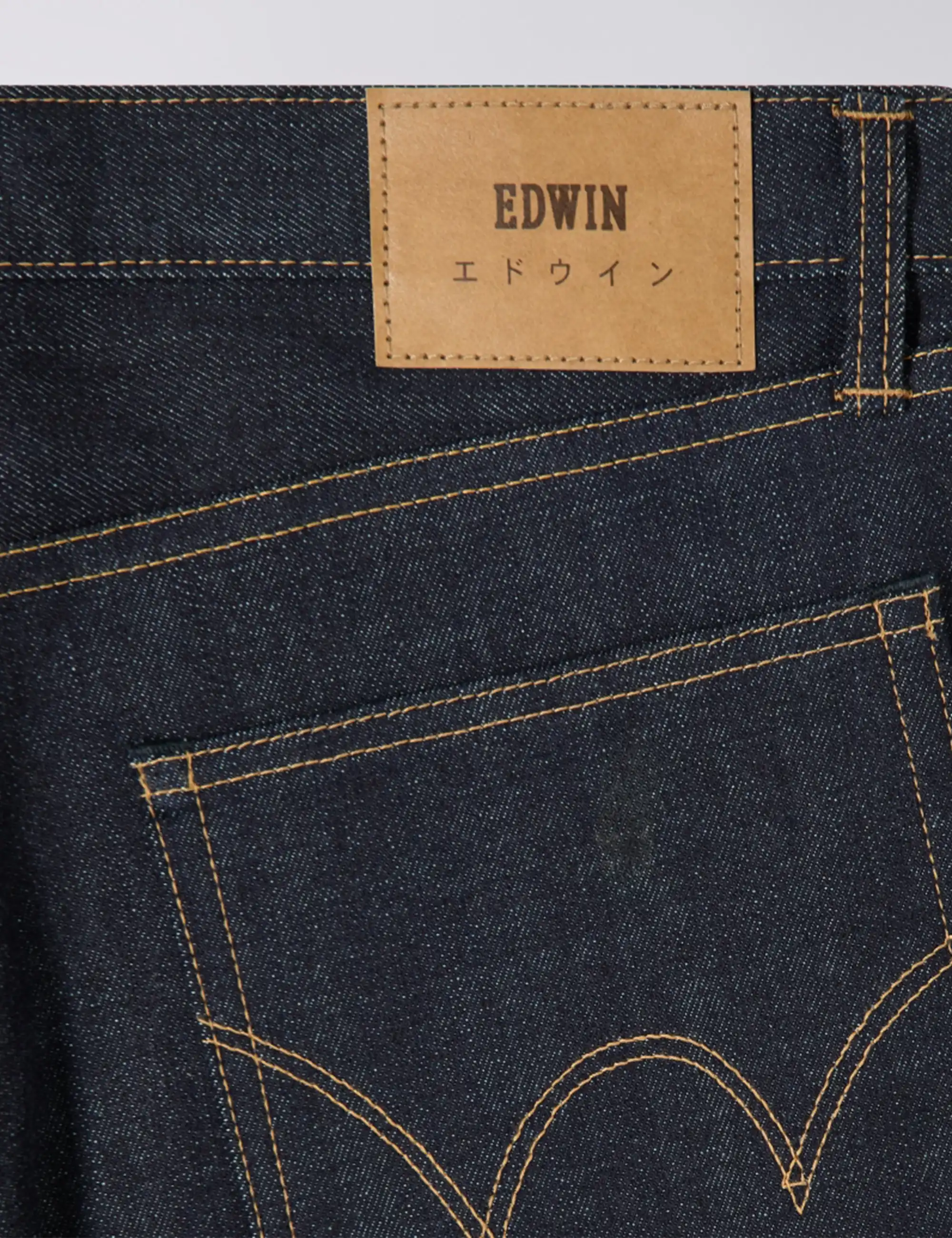 Edwin Jeans Loose Red Selvedge Jeans - Blue, Unwashed