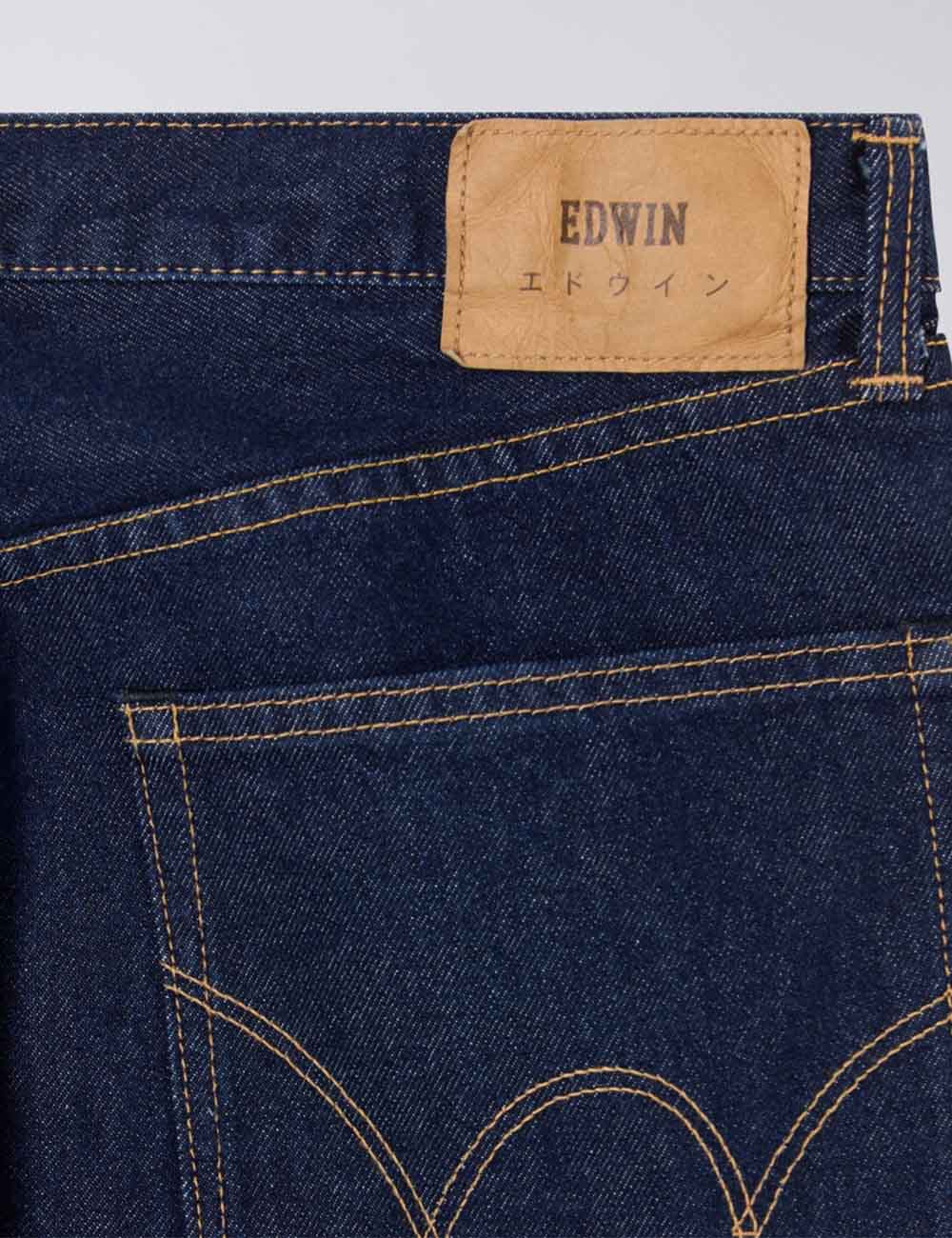Edwin Jeans Wide Pants - Blue, Rinsed