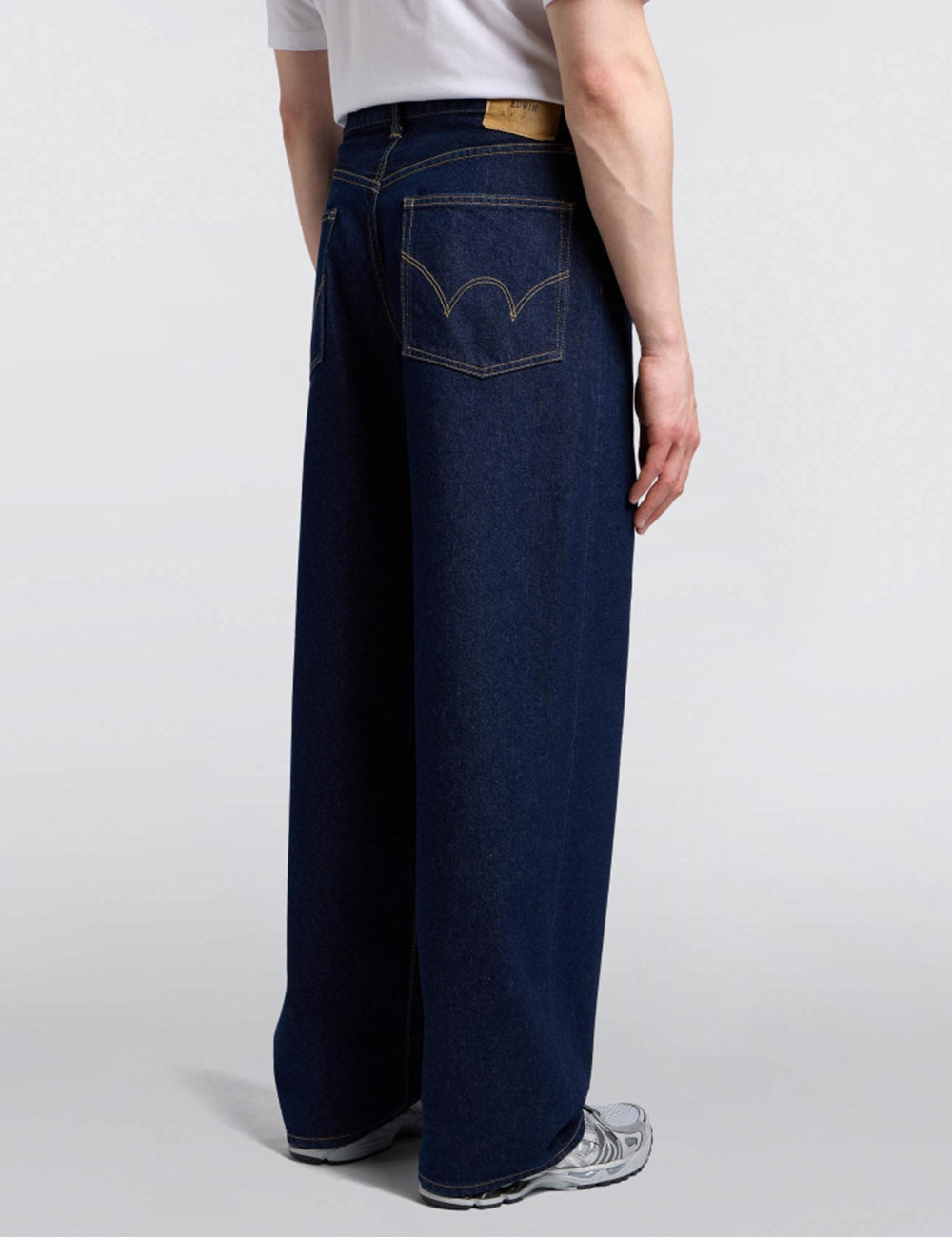 Edwin Jeans Wide Pants - Blue, Rinsed