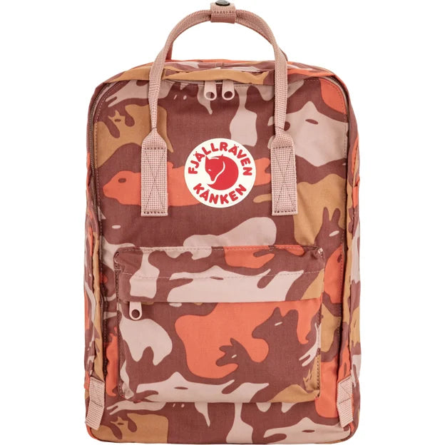 Fjallraven Kanken Graphics Laptop 15" - Chalk Rose-Hidden Animals