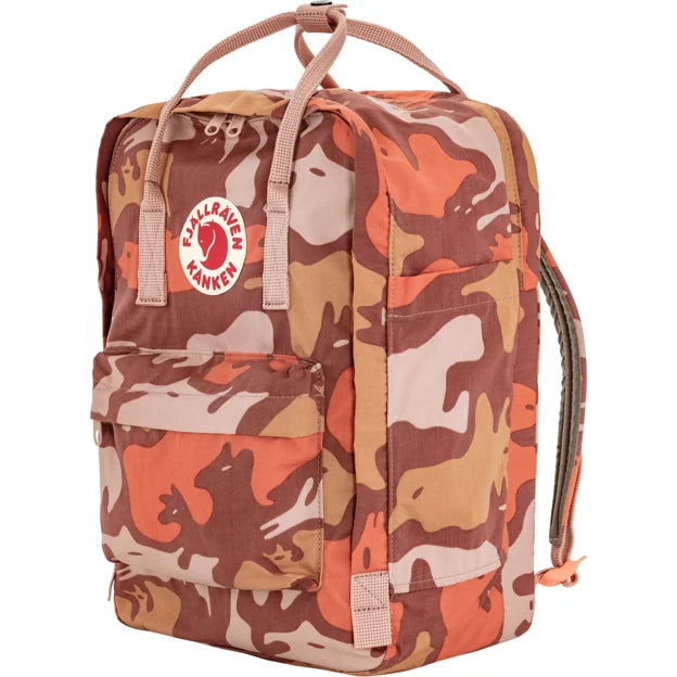 Fjallraven Kanken Graphics Laptop 15" - Chalk Rose-Hidden Animals