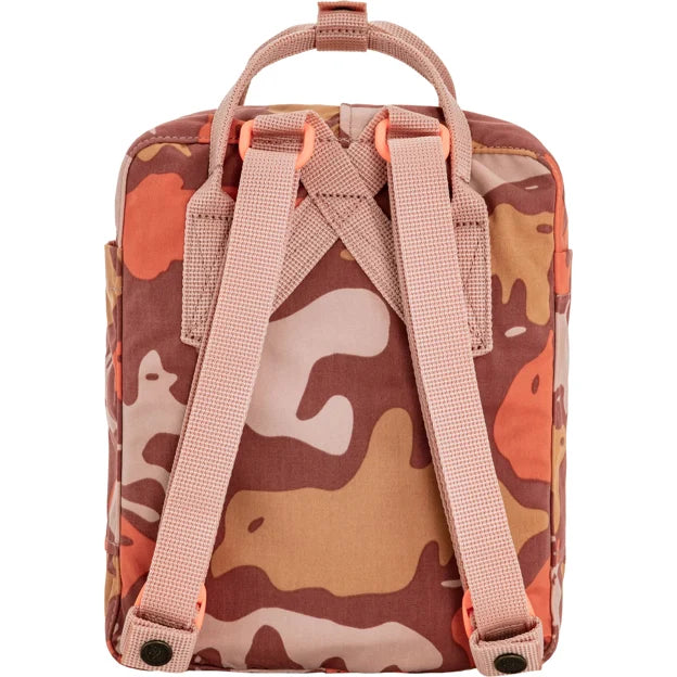Fjallraven Kanken Graphics Mini - Chalk Rose-Hidden Animals
