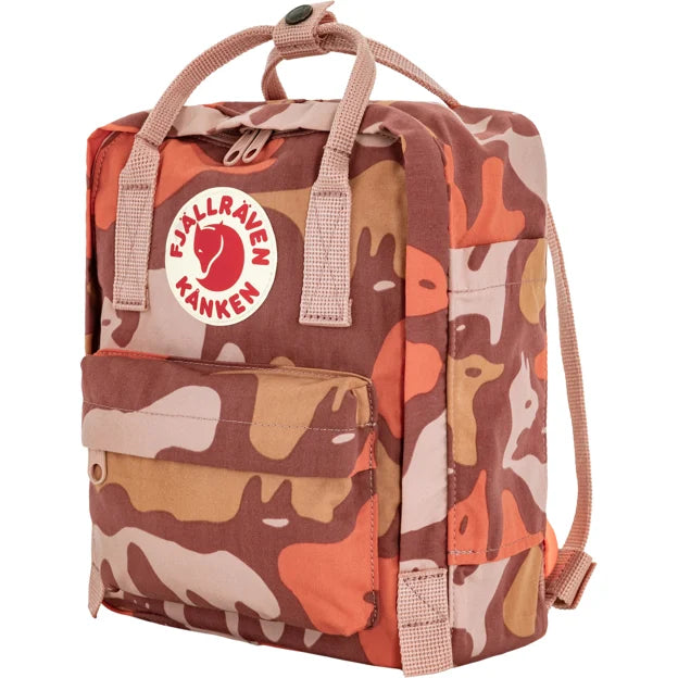 Fjallraven Kanken Graphics Mini - Chalk Rose-Hidden Animals