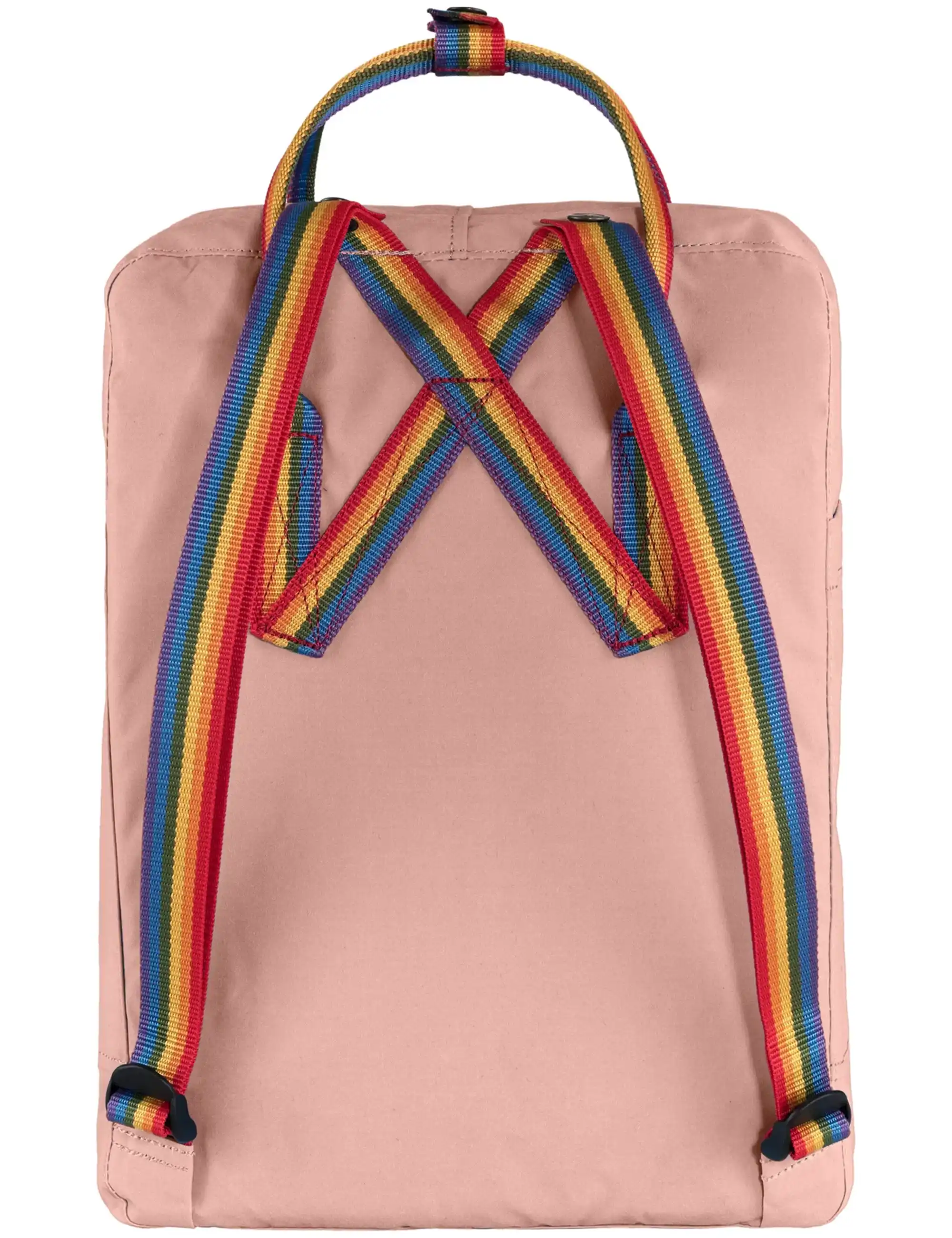 Fjallraven Kanken Rainbow Classic Backpack - Chalk Rose-Rainbow