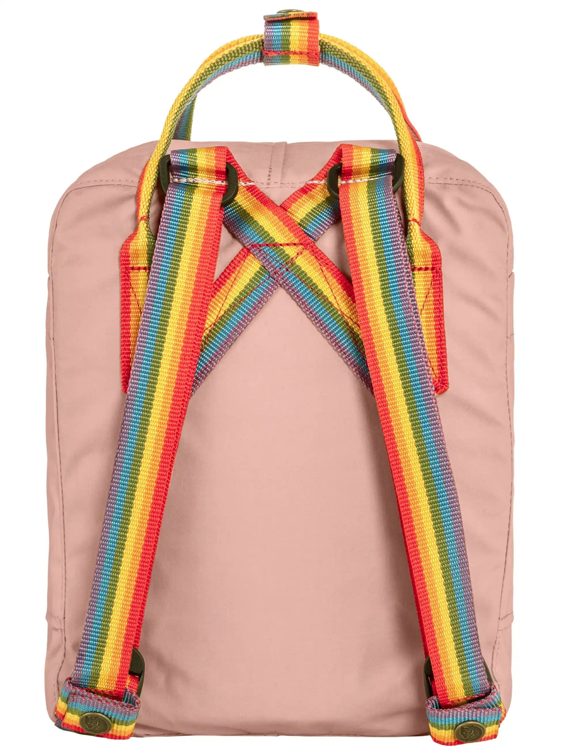 Fjallraven Kanken Rainbow Mini Backpack - Chalk Rose-Rainbow
