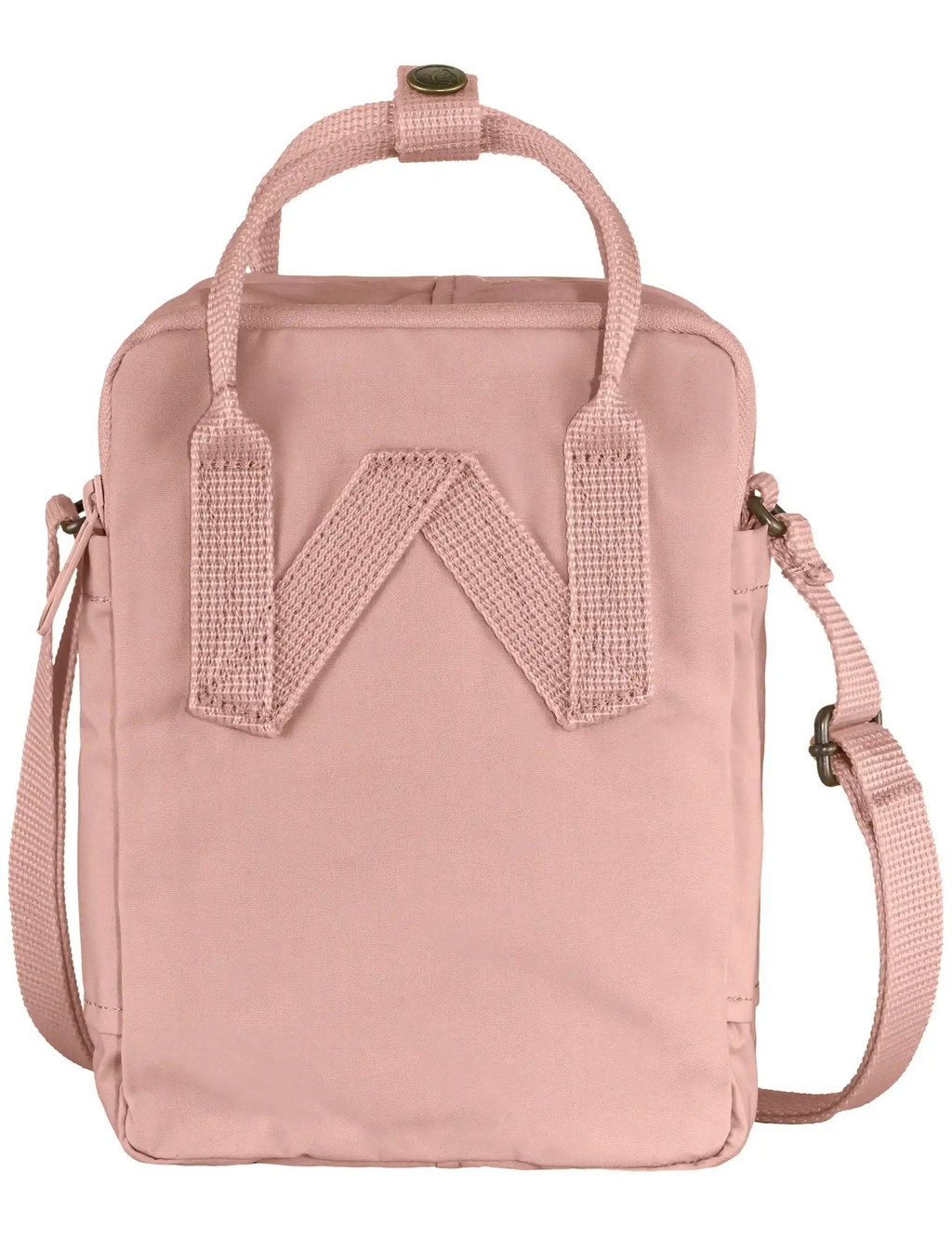 Kanken sling bag 2.5L Chalk Rose, rear view with adjustable crossbody straps