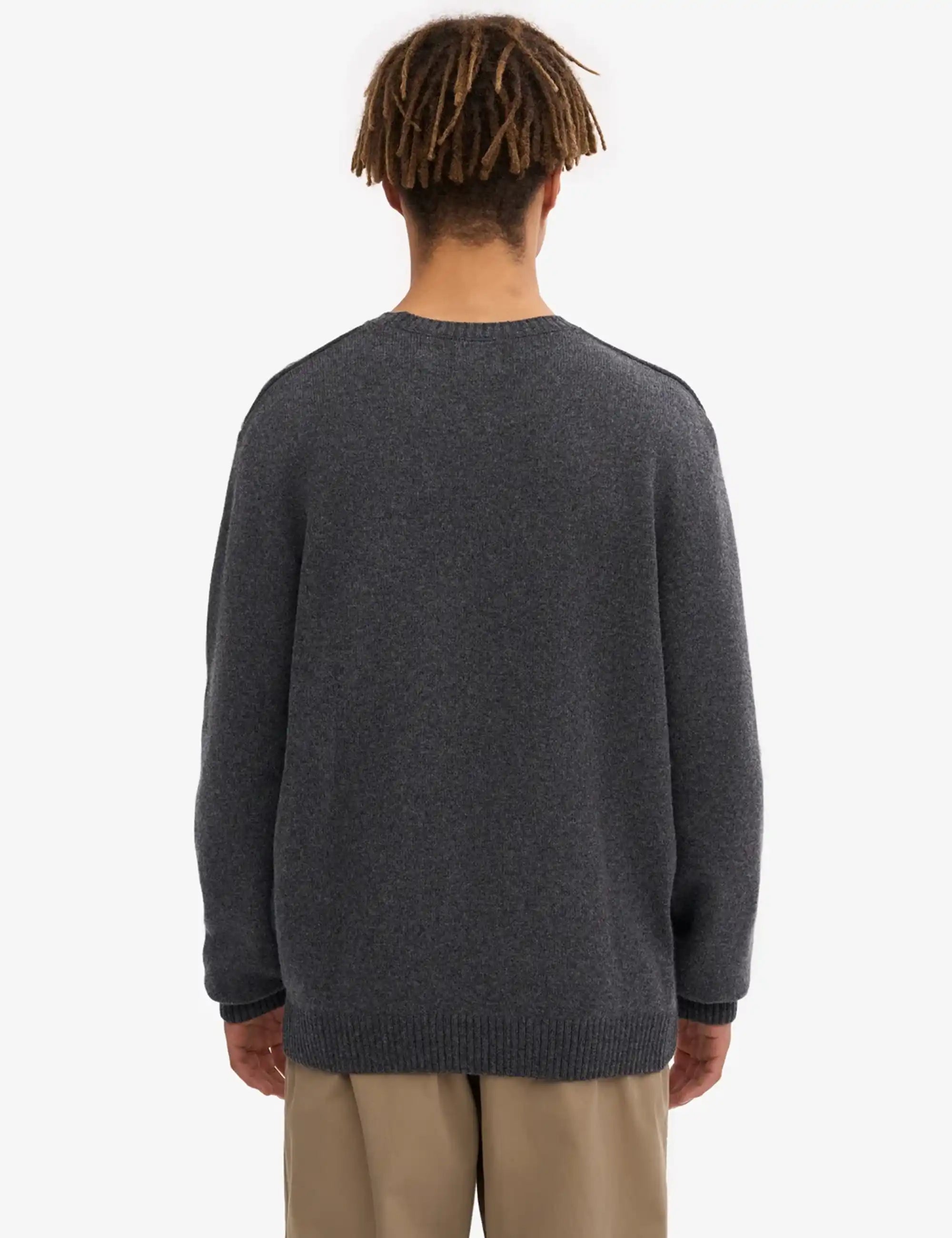 Colorful Standard Classic Merino Wool Crew Sweater - Lava Grey