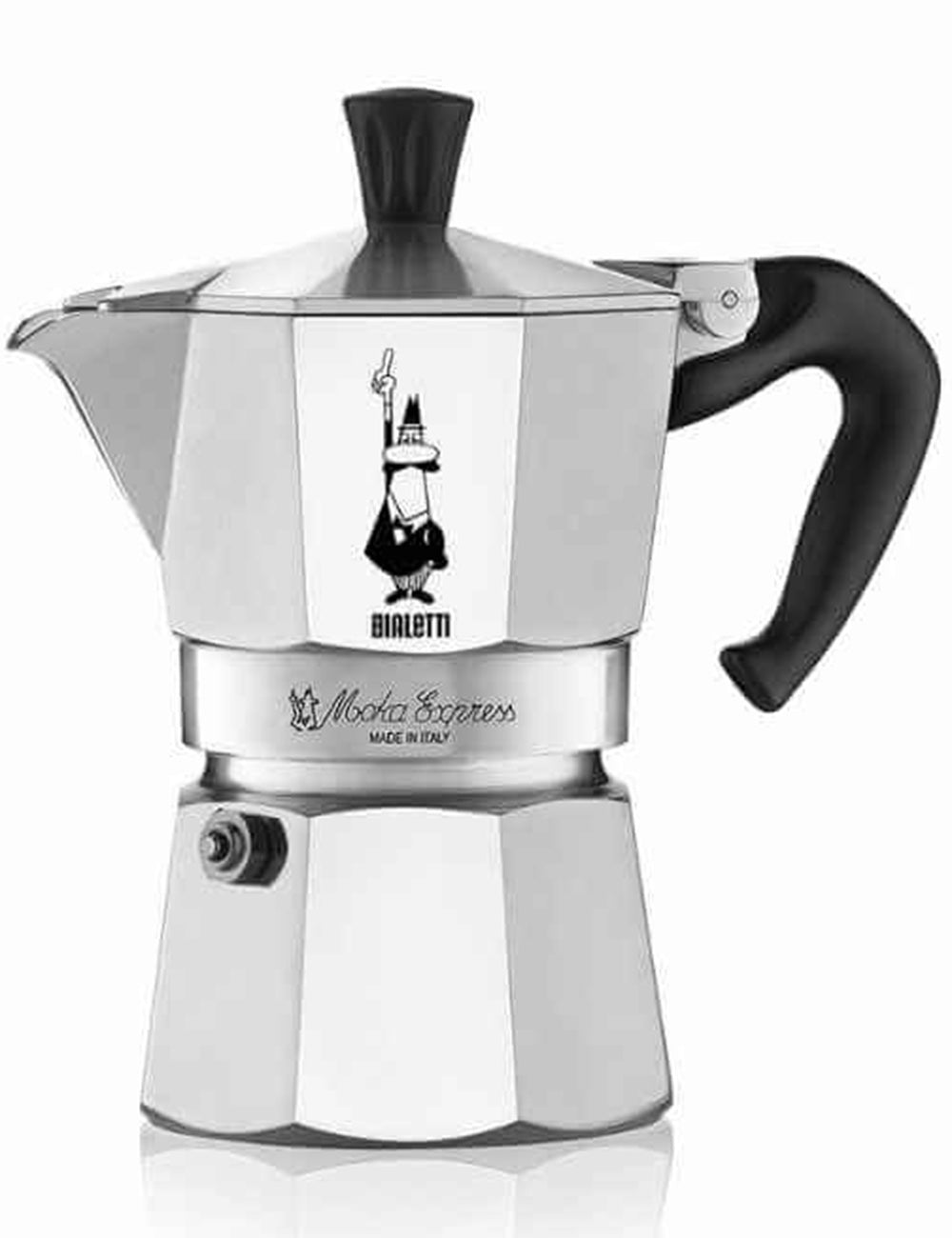 Bialetti Moka Express 3 Cup Coffee Maker - Silver