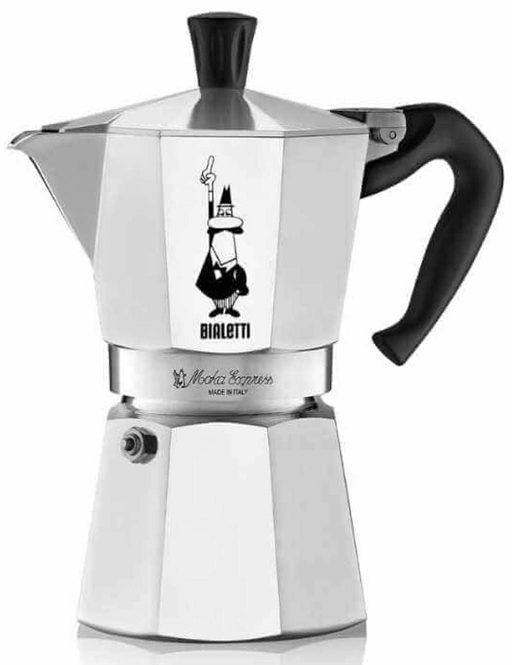 Bialetti Moka Express 6 Cup Coffee Maker - Silver