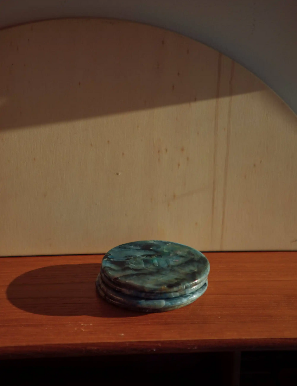 Recycled Plastic Coasters (Set of 2) - Marble