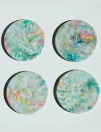 Recycled Plastic Coasters (Set of 4) - YE-O