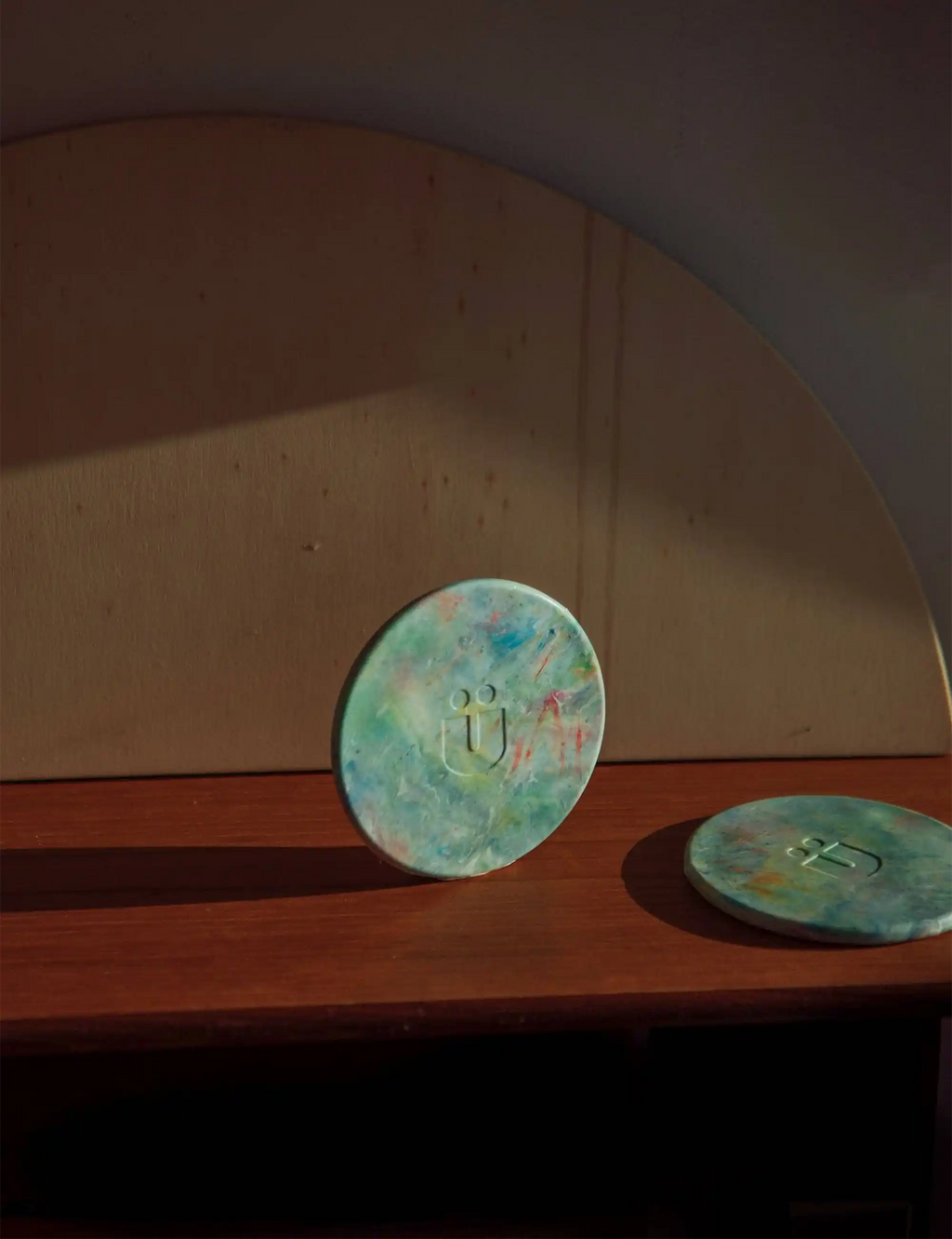 Recycled Plastic Coasters (Set of 4) - YE-O