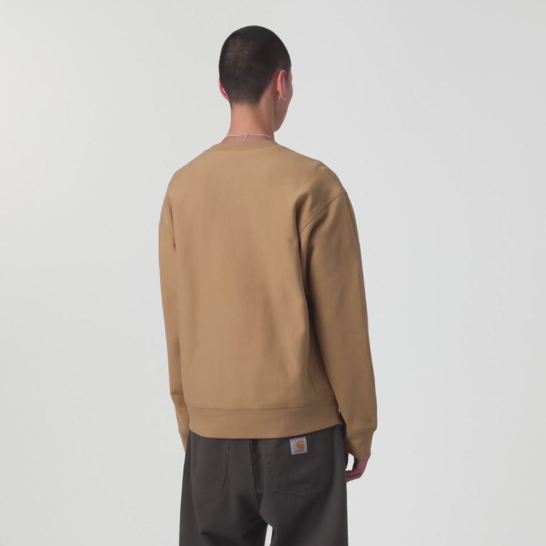 Carhartt WIP Carhartt WIP American Script Crew Sweatshirt - WIP Dusty H