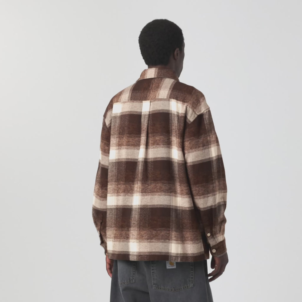 Carhartt WIP Esterson Shirt - Esterson Check, Tobacco video
