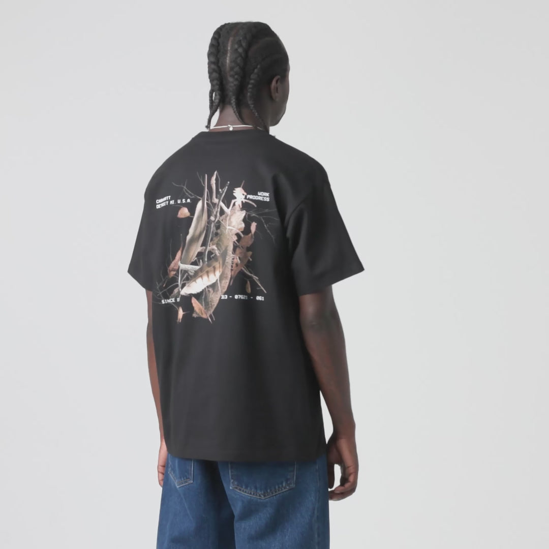 Carhartt WIP Feather Progress T-Shirt - Black video