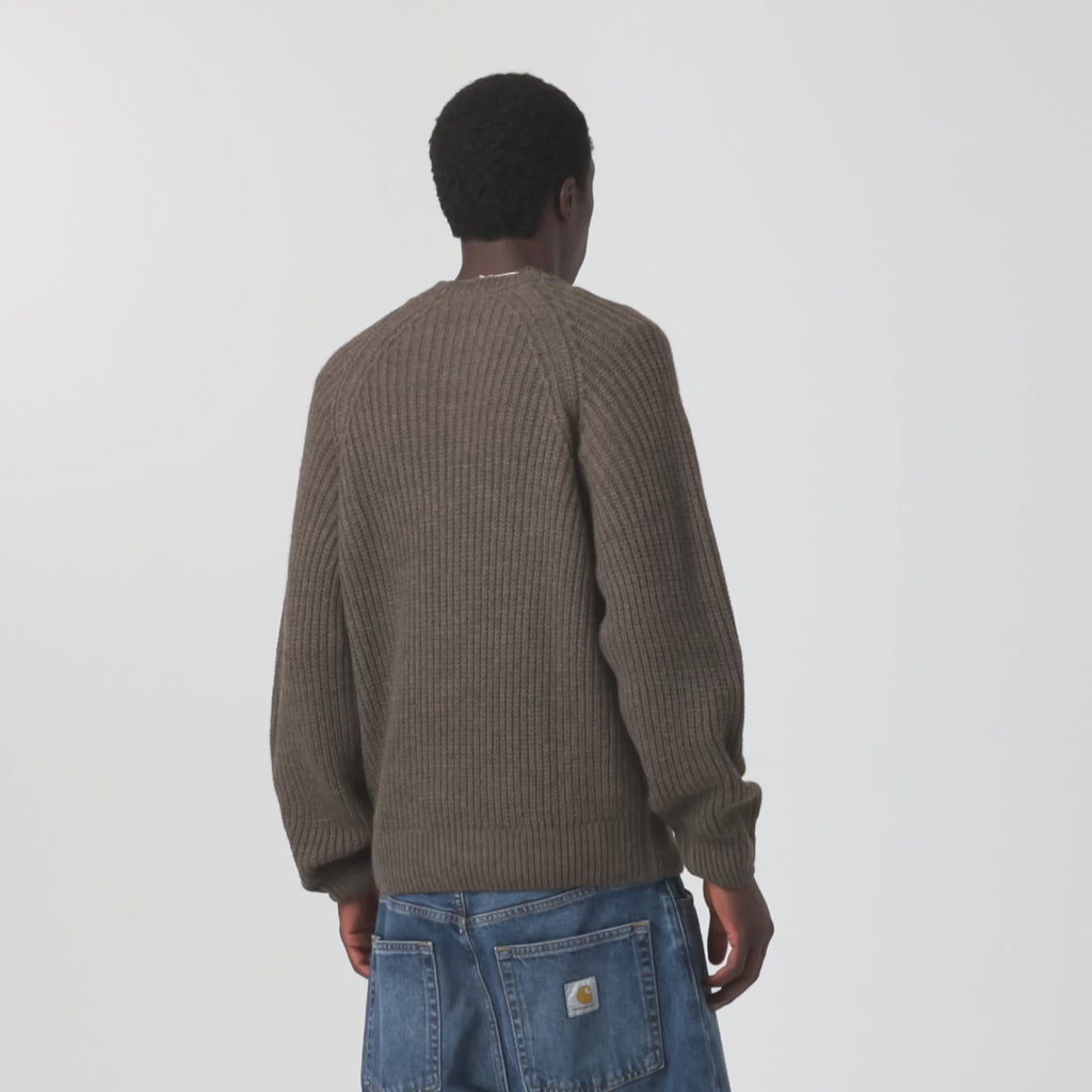 Carhartt WIP Firth Knit Crew Sweater - Shungite video