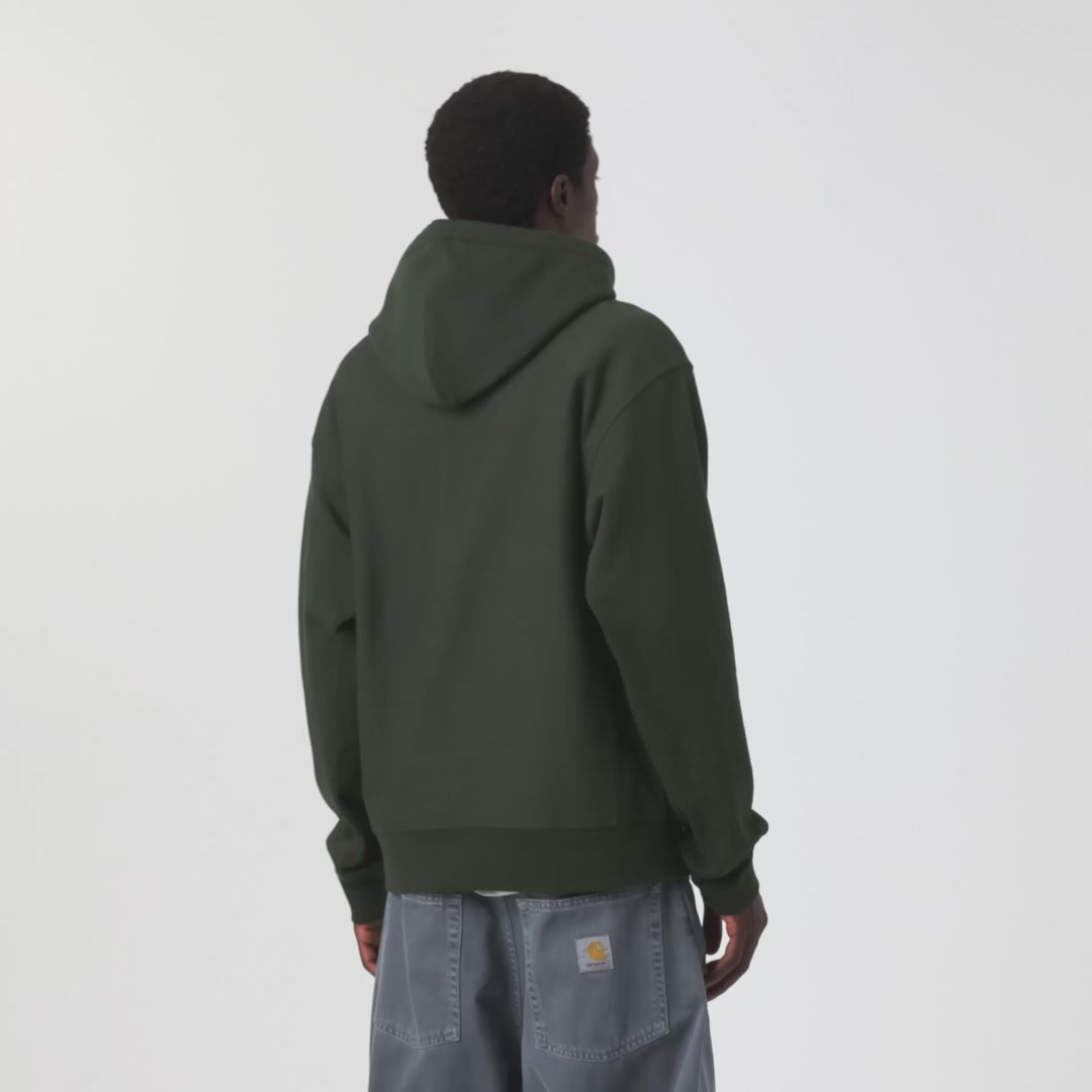 Carhartt WIP Carhartt WIP American Script Hooded Sweatshirt - Raven
