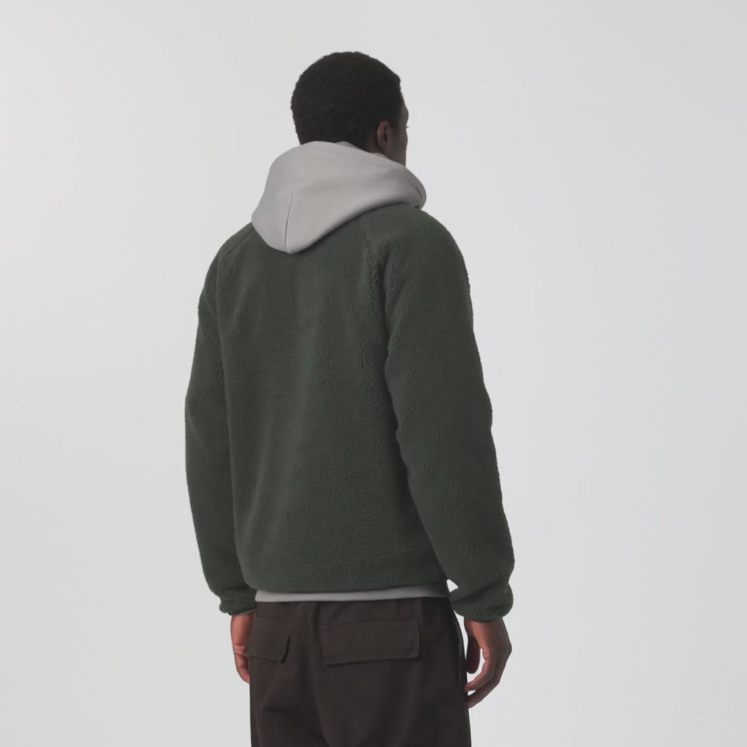 Carhartt WIP Prentis Liner Fleece Jacket - Raven/Black