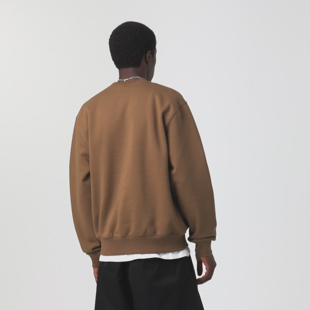 Carhartt Crew Sweatshirt - WIP H Brown/Black