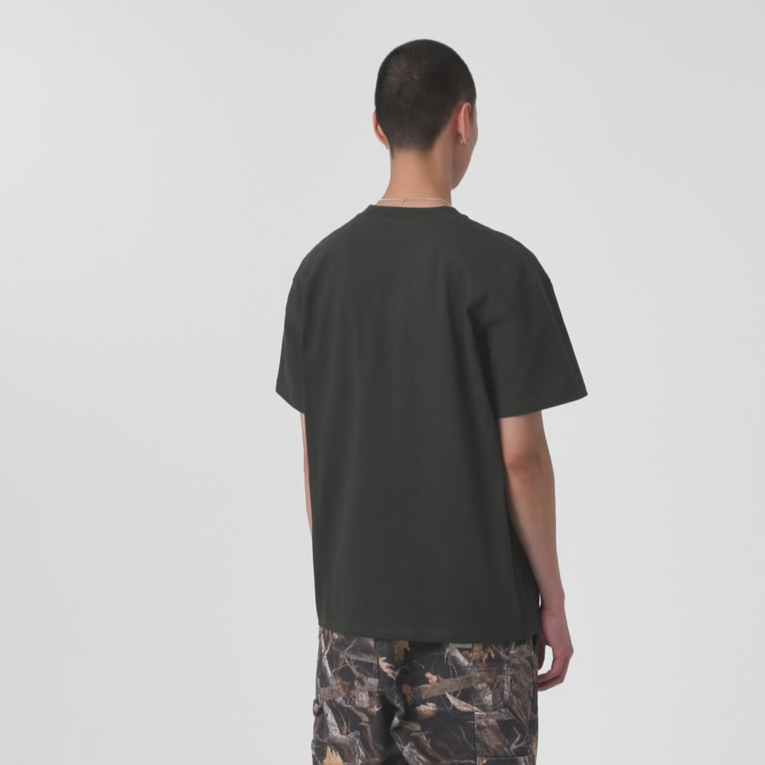 Carhartt WIP American Script T-Shirt - Raven video