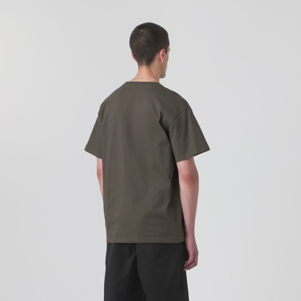 Carhartt WIP Chase T-Shirt - Shungite/Gold video