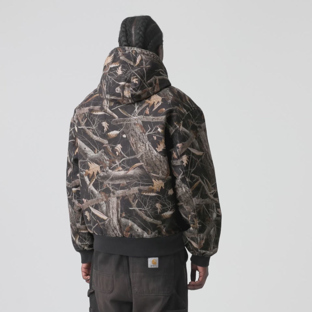 Carhartt WIP Carhartt WIP OG Active Jacket - Camo Feather Tree, Black