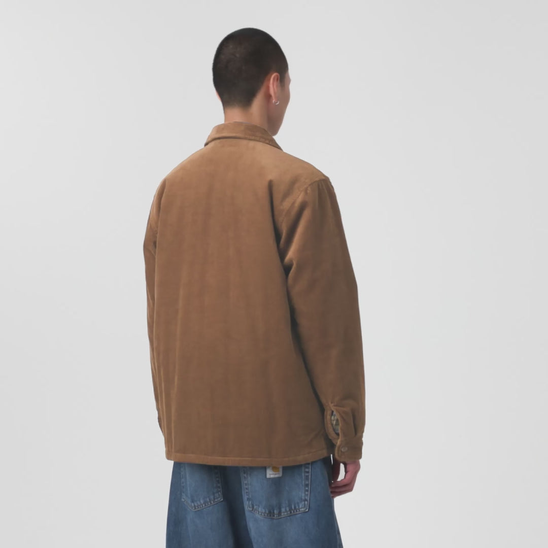Carhartt WIP Whitsome Shirt Jacket - WIP H Brown video