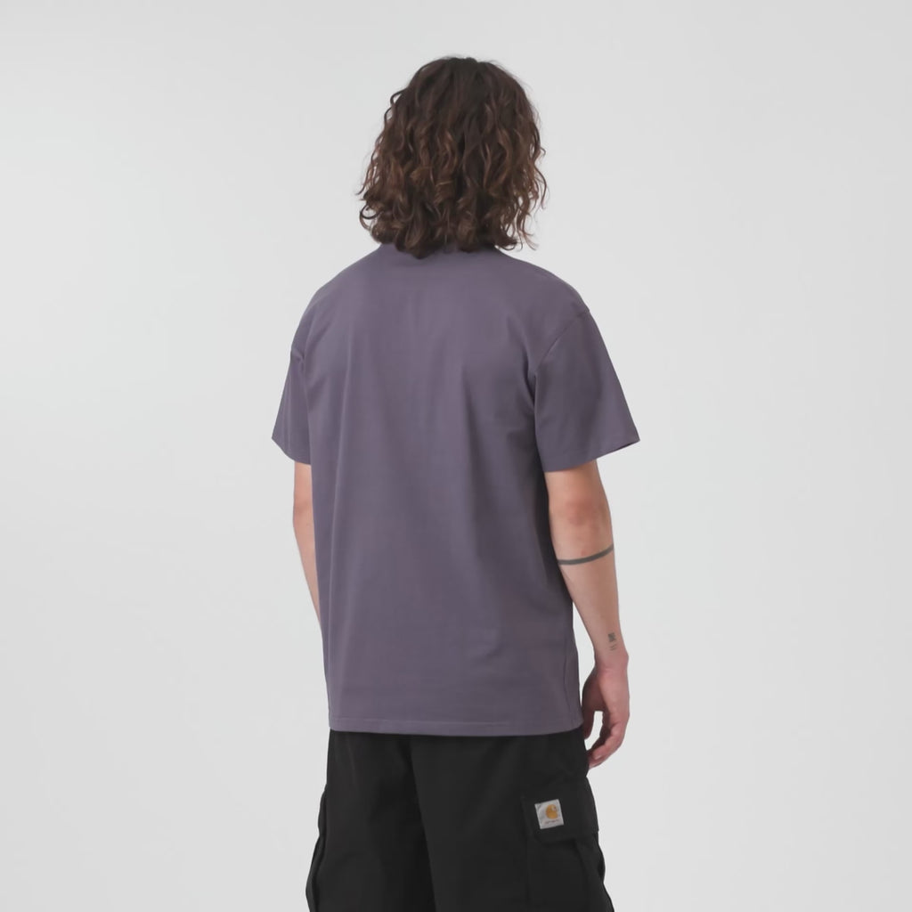 American Script T-Shirt - Shady Purple