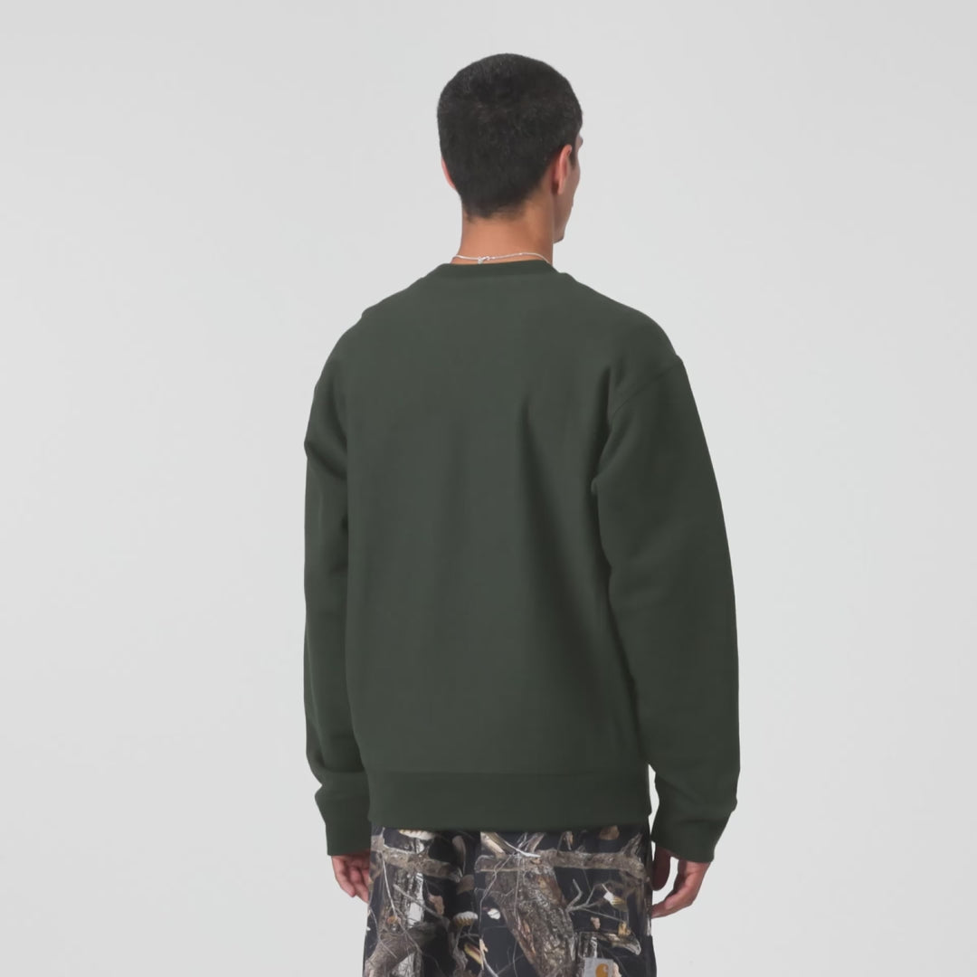 Carhartt WIP Carhartt WIP American Script Crew Sweatshirt - Raven