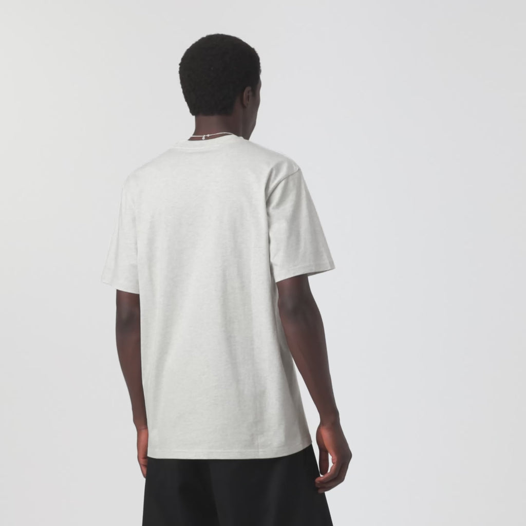 Script T-Shirt - Ash Heather/Graphite