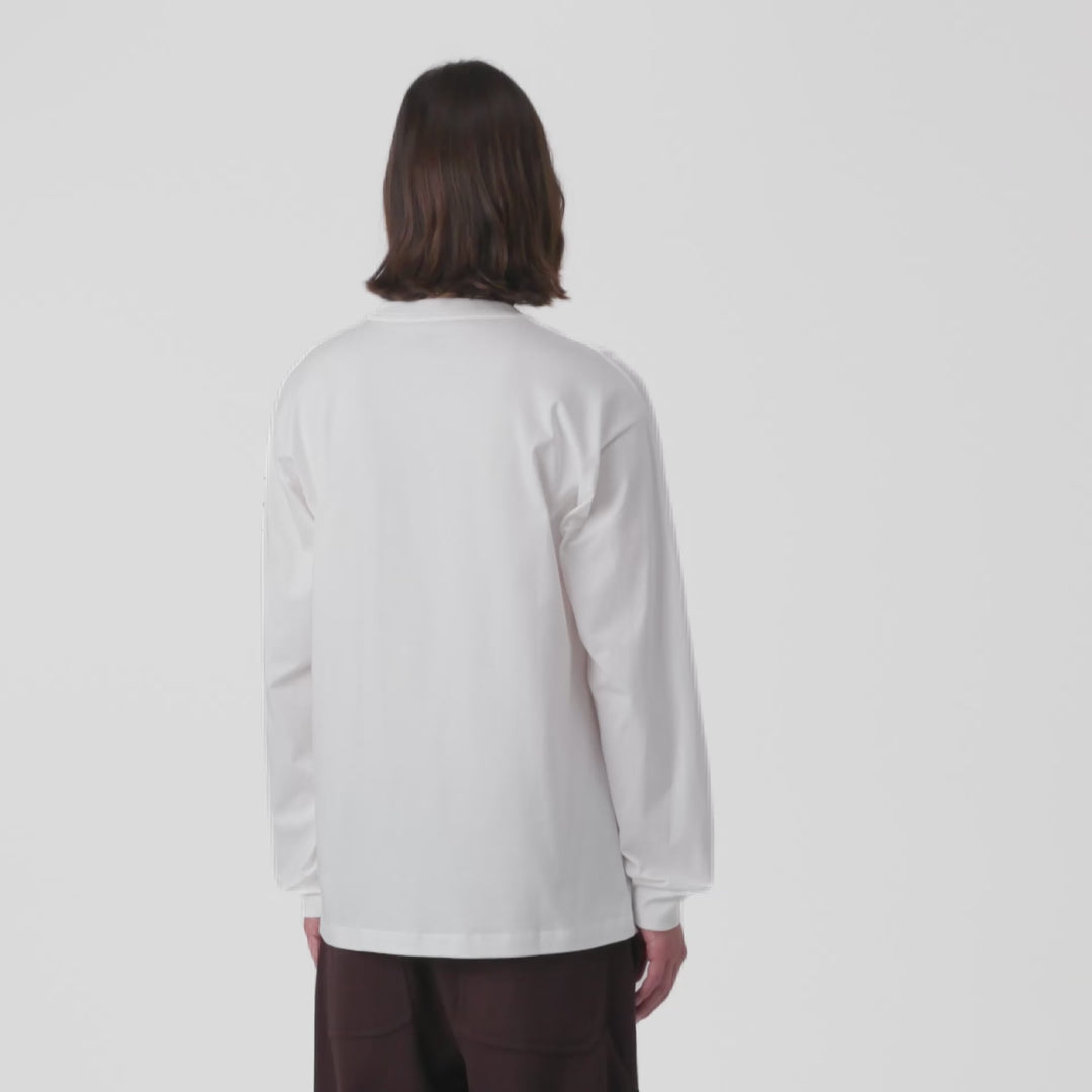 Carhartt WIP Blinkerfluid Long Sleeve T-Shirt - White