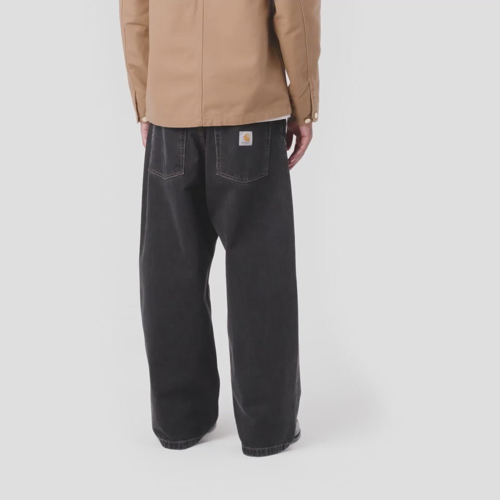 Brandon Denim Pant - Black, Stone Washed