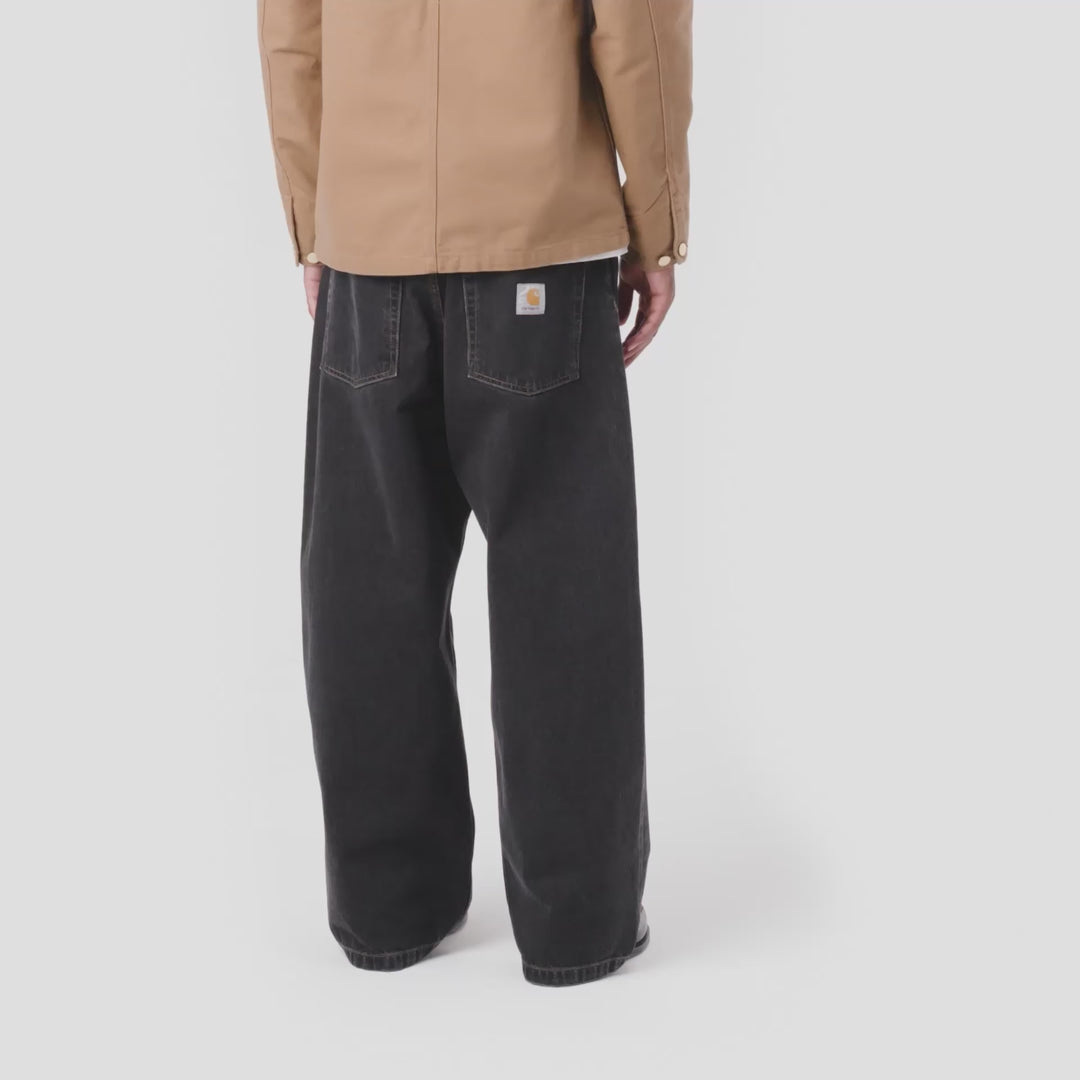 Carhartt WIP Brandon Denim Pant - Black, Stone Washed