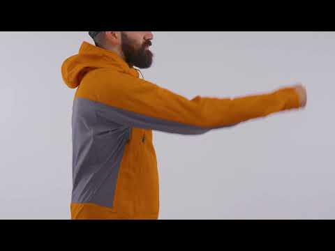 Abisko Lite Trekking Jacket - Ember Orange-Super Grey