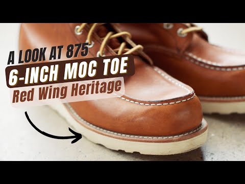 875EE (Wide) Heritage 6" Moc Toe Boot - Oro Legacy Leather