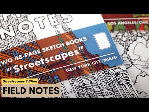 Streetscapes Sketch Book - Los Angeles/Chicago
