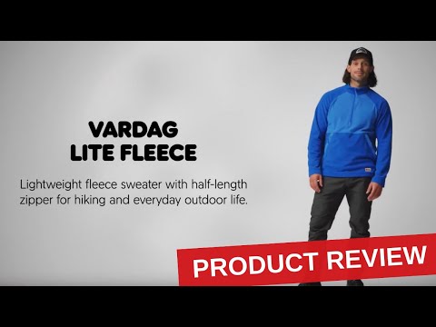 Vardag Lite Half Zip Fleece - Laurel Green-Light Olive