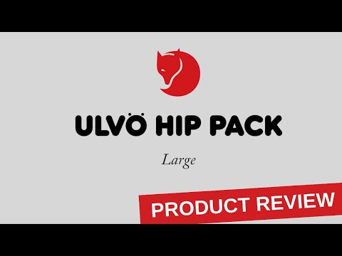 Fjallraven Ulvo Large Hip Pack 4L - Red Gold