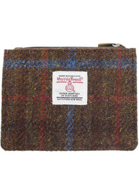 Rory Harris Tweed Coin Card Wallet - Brown Check