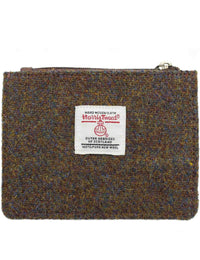 Rory Harris Tweed Coin Card Wallet - Brown Mix