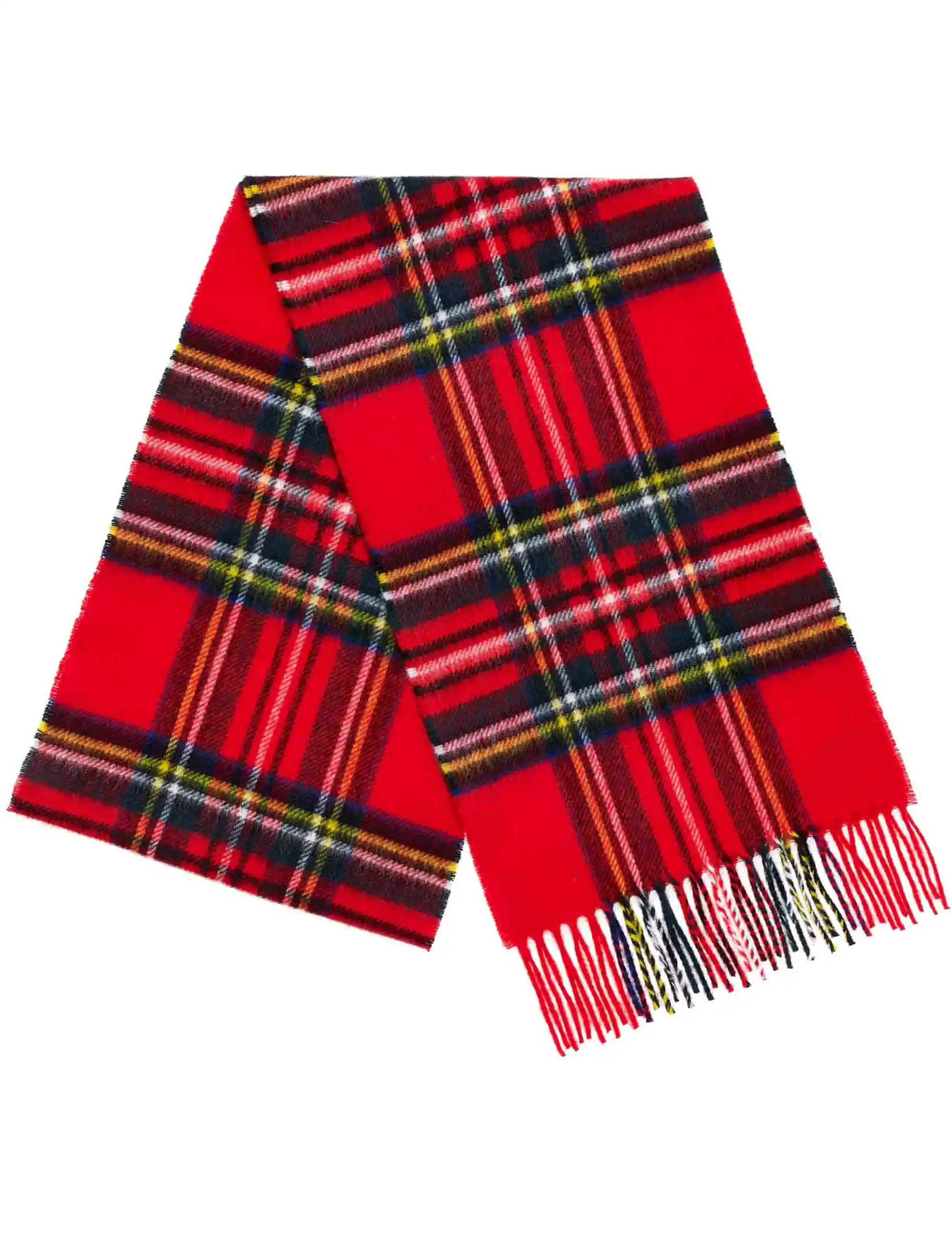 Bronte by Moon Royal Stewart Merino Wool Tartan Scarf