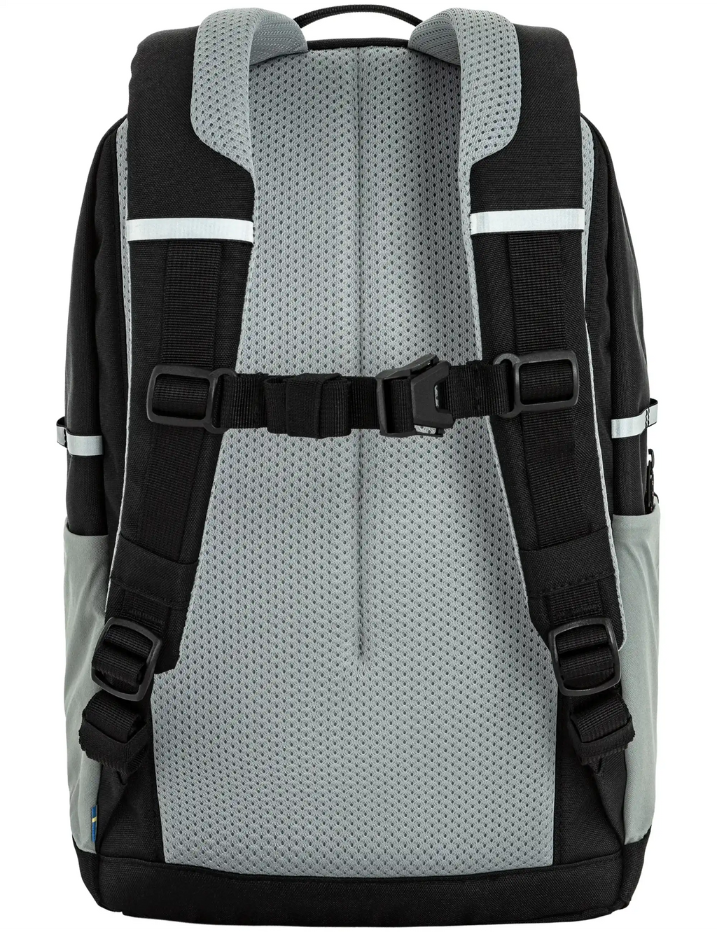 Kids backpack 15L black with padded mesh back panel and adjustable shoulder straps