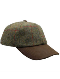 Tyndrum Tweed Baseball Cap - Yew
