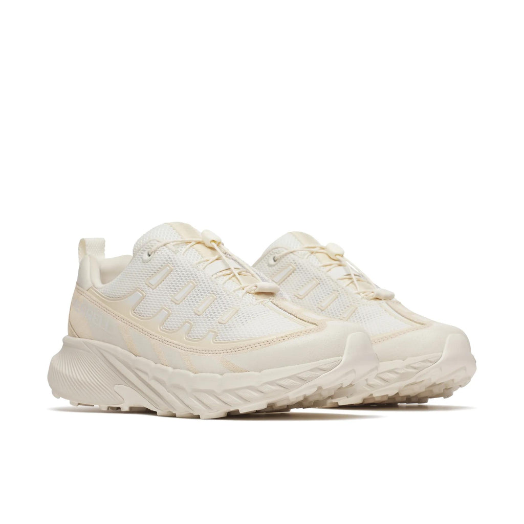 Merrell Agility Trail Trek lifestyle sneaker in Chalk, three-quarter angle