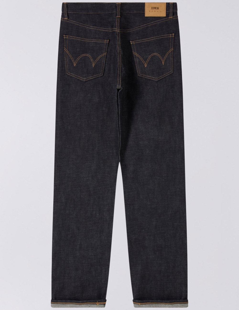 Edwin Jeans Regular Straight Red Selvedge Jeans - Blue, Unwashed