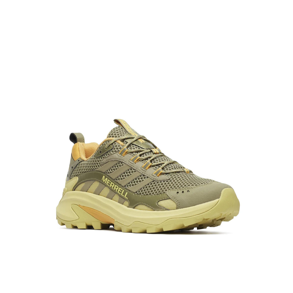Merrell Moab Speed 2 Vent hiking shoe in Nori, three-quarter angle