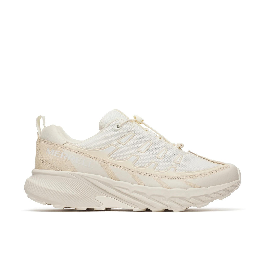 Merrell Agility Trail Trek lifestyle sneaker in Chalk, side profile