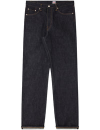 Regular Straight Red Selvedge Jeans - Blue, Unwashed