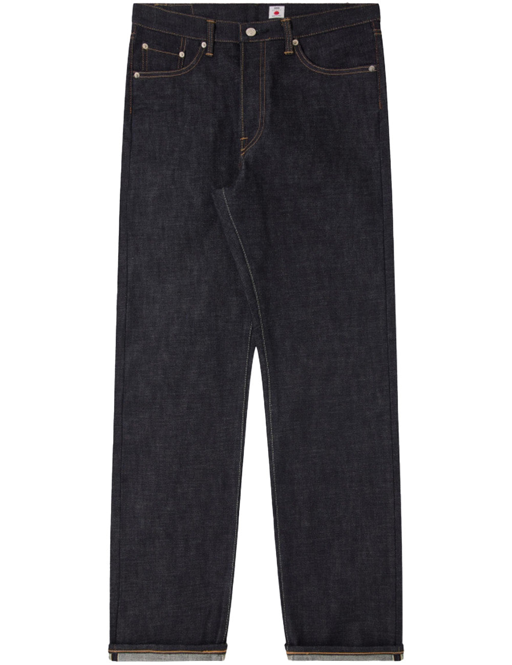 Edwin Jeans Regular Straight Red Selvedge Jeans - Blue, Unwashed