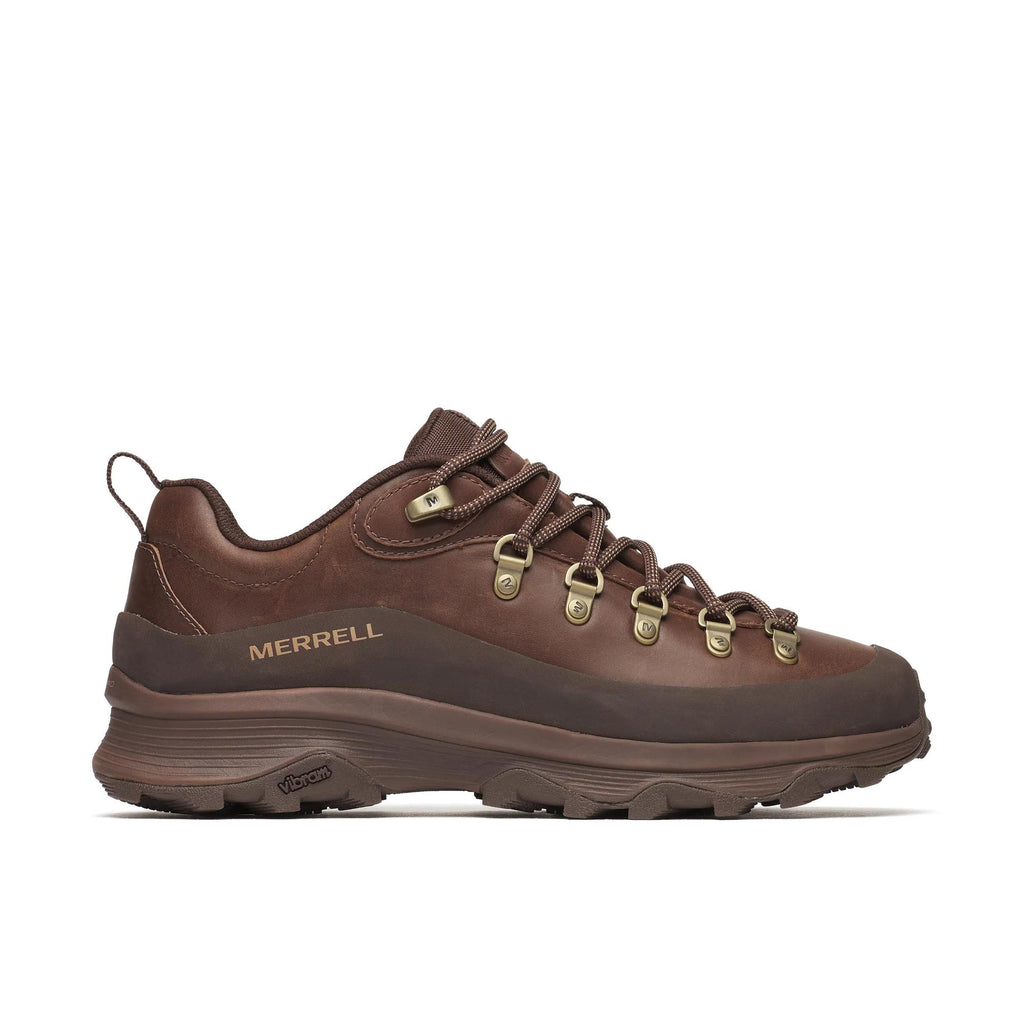 Merrell Ontario Speed Leather shoe in Mole, side profile